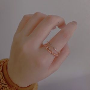 Brand new adjustable ring with rose gold color